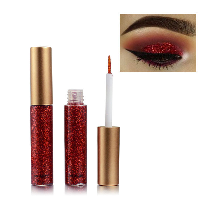 Harajuku Style Explosive Glitter Liquid Eyeliner Set - 10 Pack