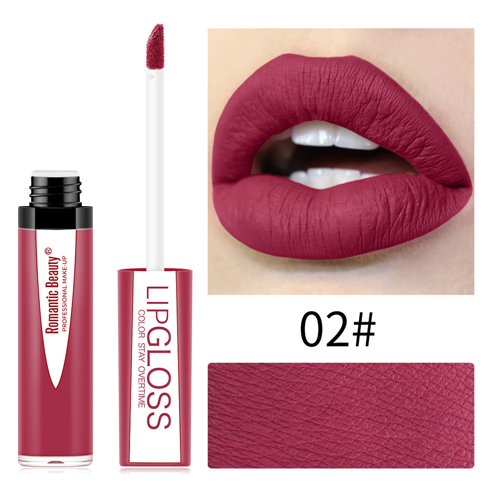 Waterproof Matte Texture Lip Glaze - Harajuku Style