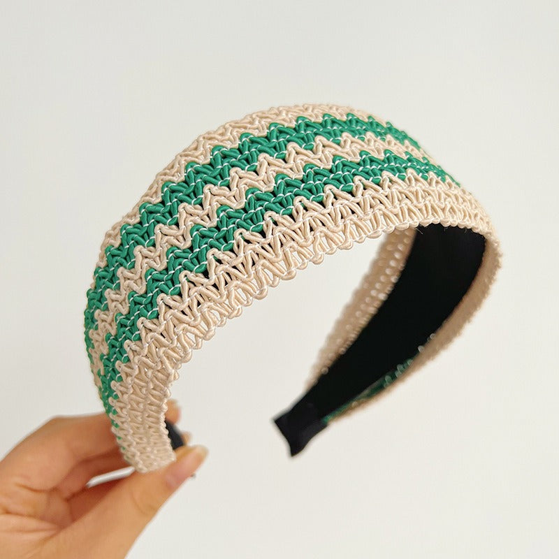 French Retro Ethnic Webbing Hair Bands