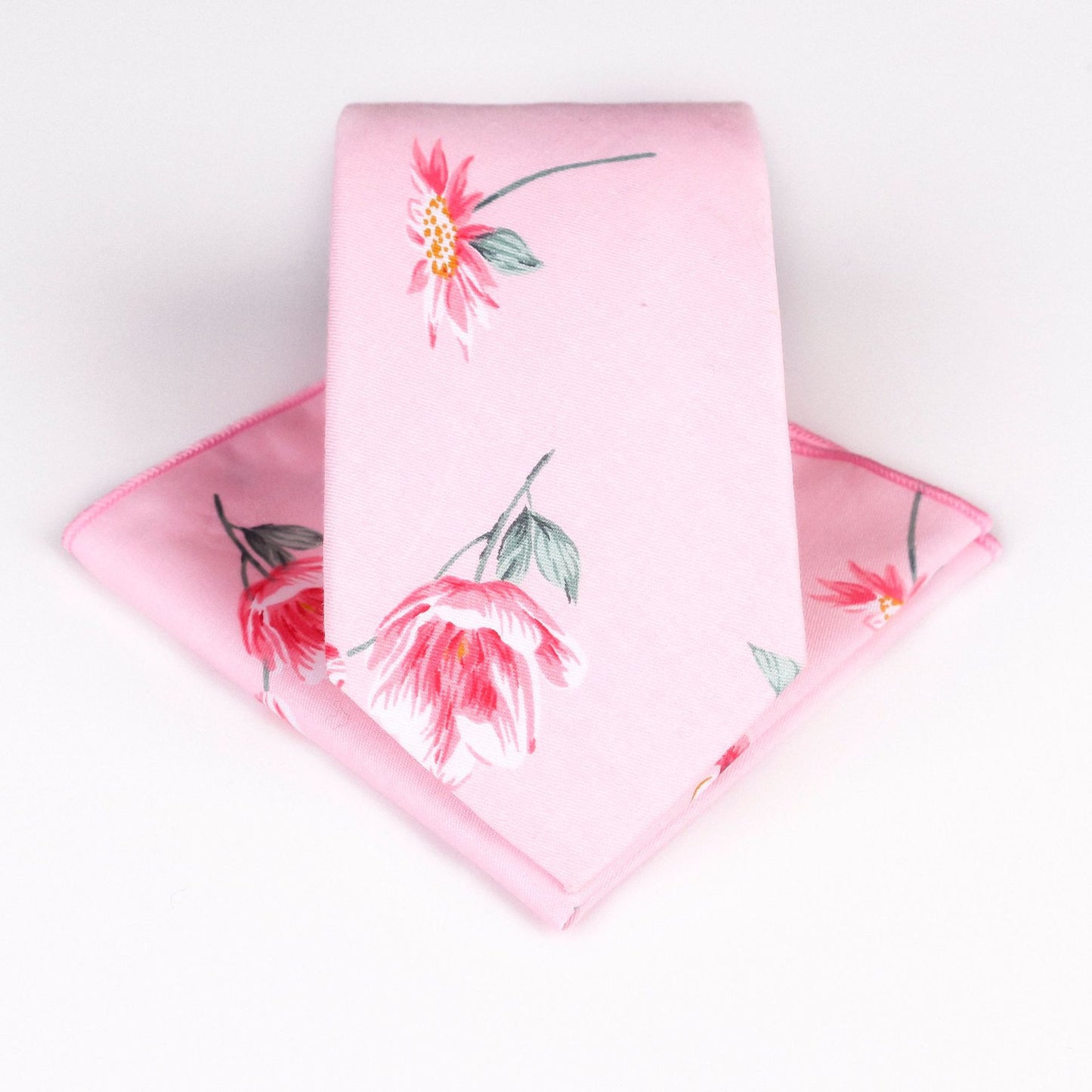 Fresh Pastoral Floral Cotton Tie Set