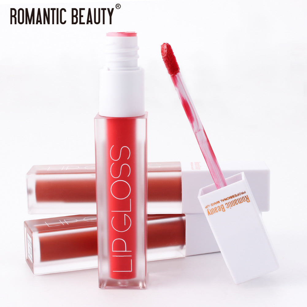 Velvet Matte Lip Glaze – Non-Stick Lip Gloss