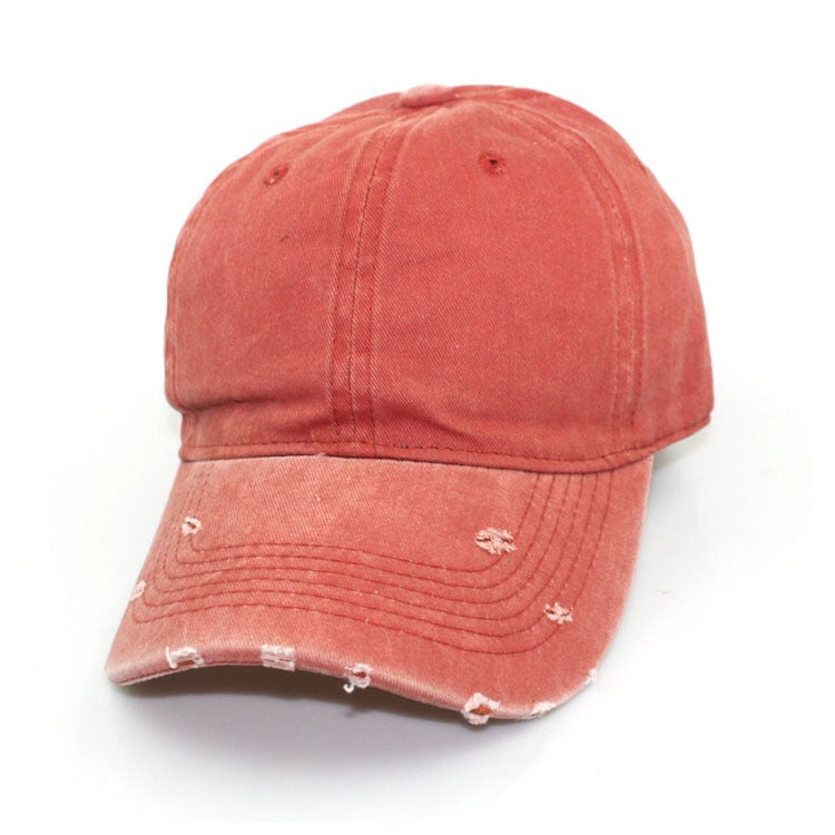 Harajuku Retro Distressed Soft-Top Cap
