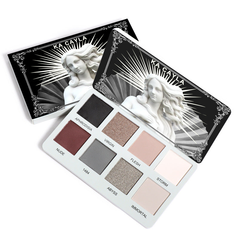 8 Color Harajuku Style Eyeshadow Palette - Matte & Glitter