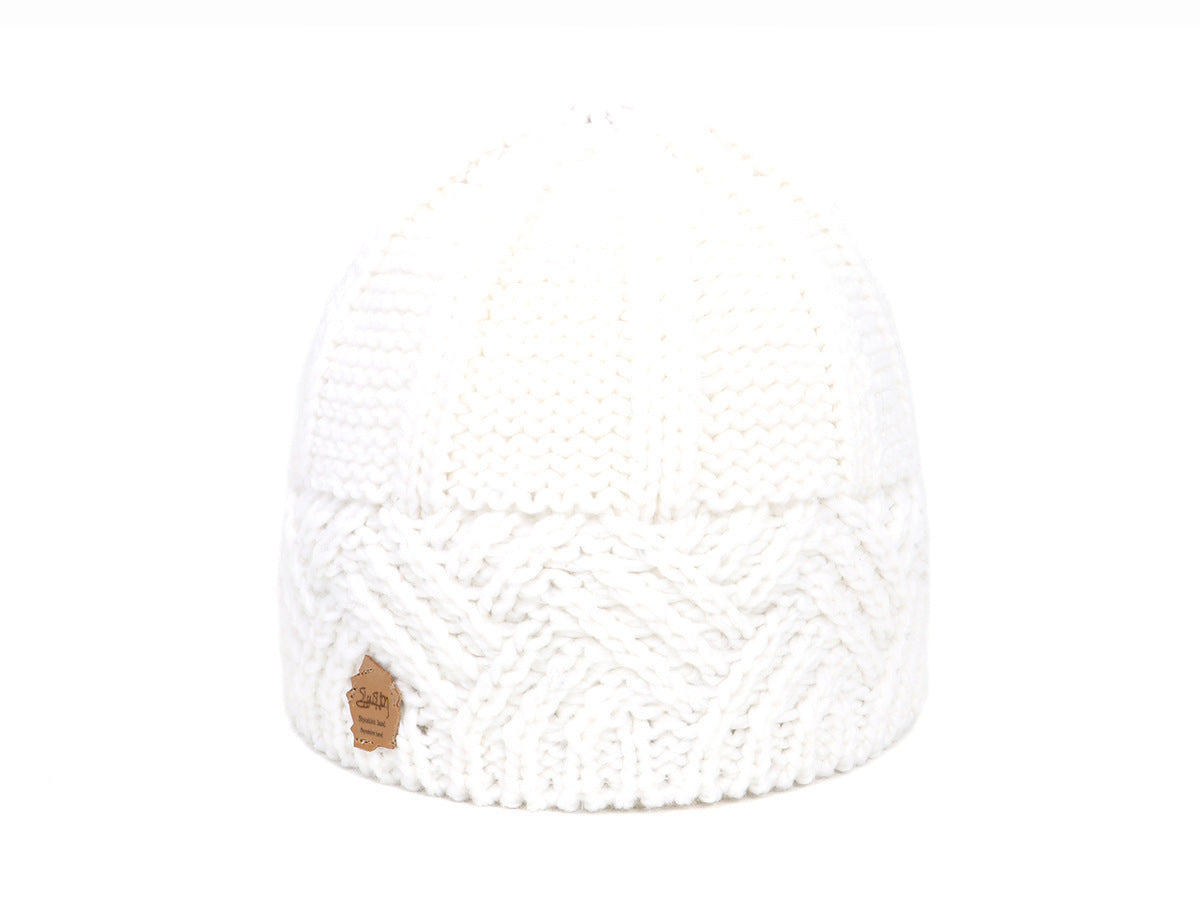 Retro Diamond Grid Knitted Hat for Fashion-Forward Individuals