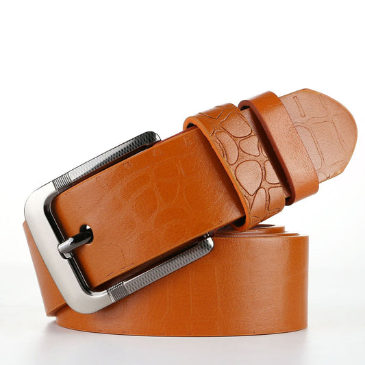 Men's Needle Buckle Belt - Harajuku Style Minimalist