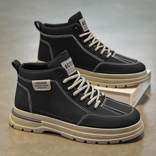 High Top Boots for Men - Trendy Casual Workwear