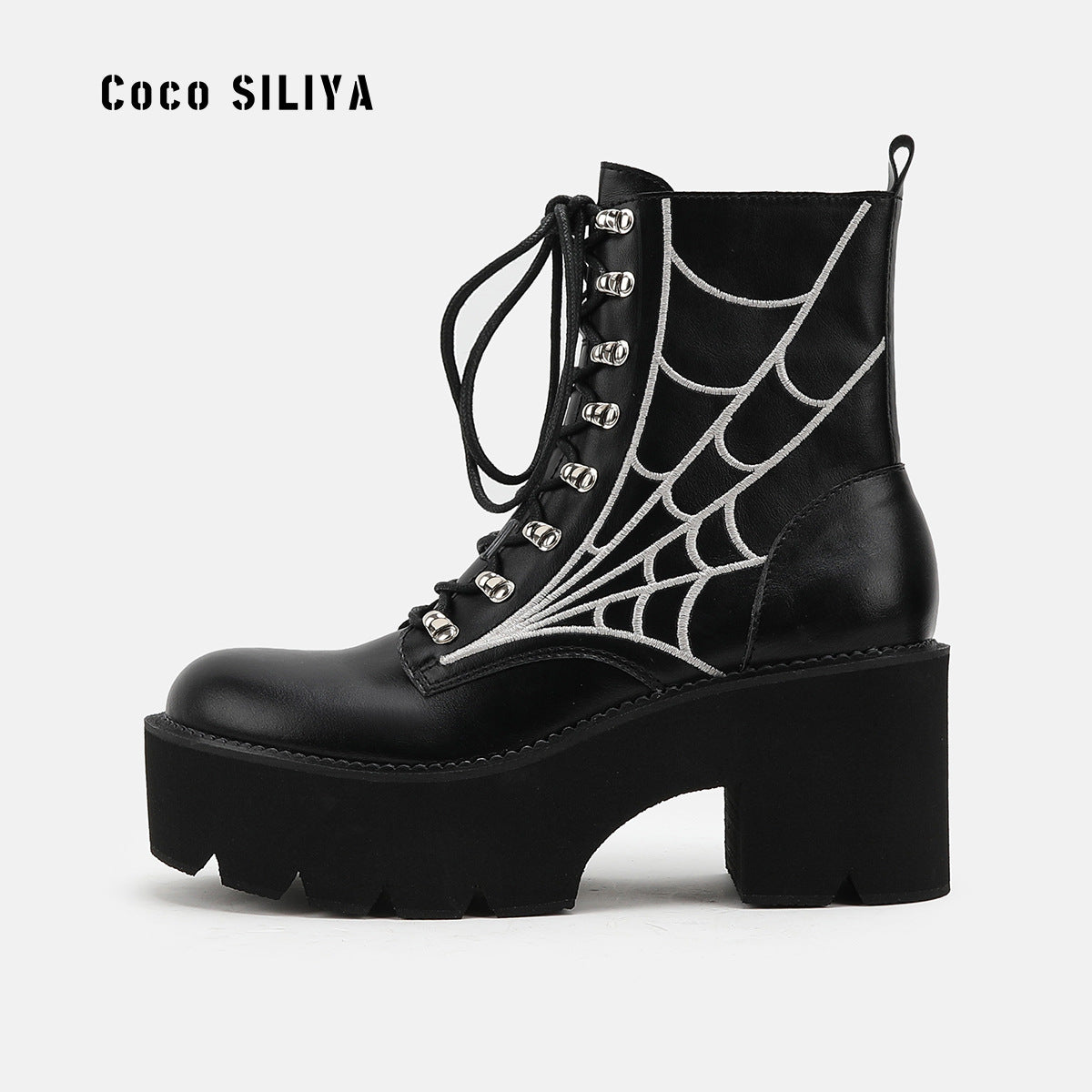 Harajuku Style Women's Thick Soled Platform Boots