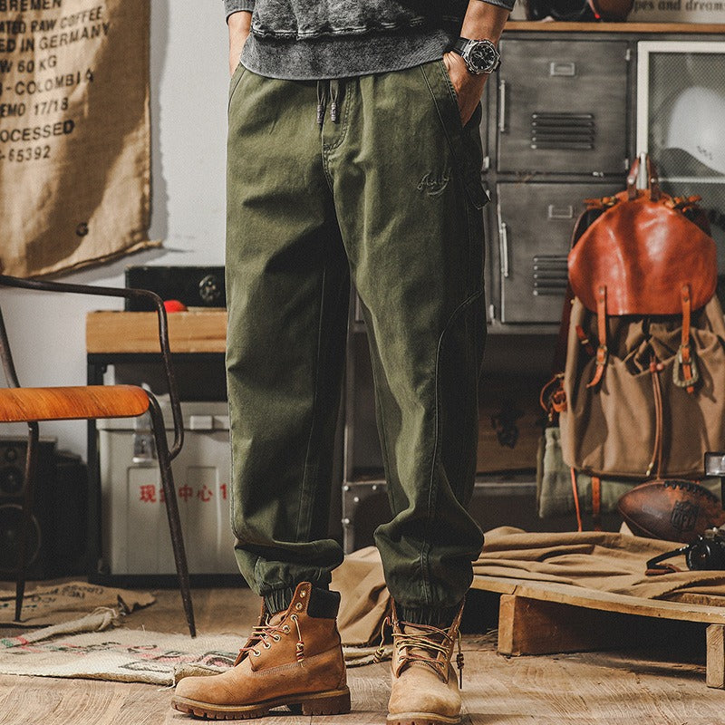 Harajuku Style Men's Heavyweight Retro Work Pants