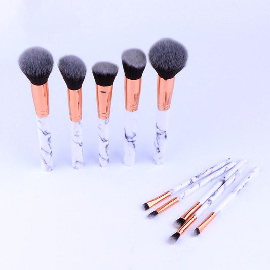 10Pcs Professional Harajuku Style Makeup Brush Set
