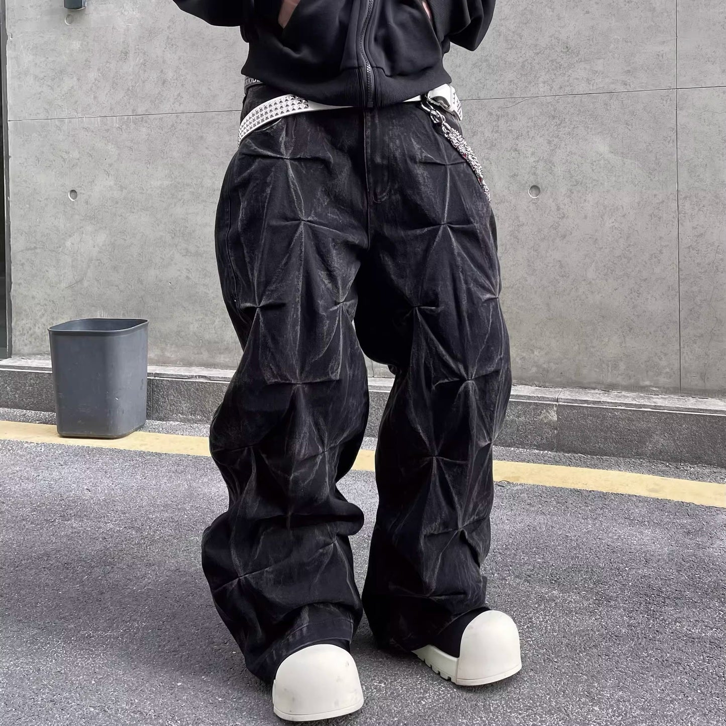Cowboy Street Versatile Casual Wide Leg Pants