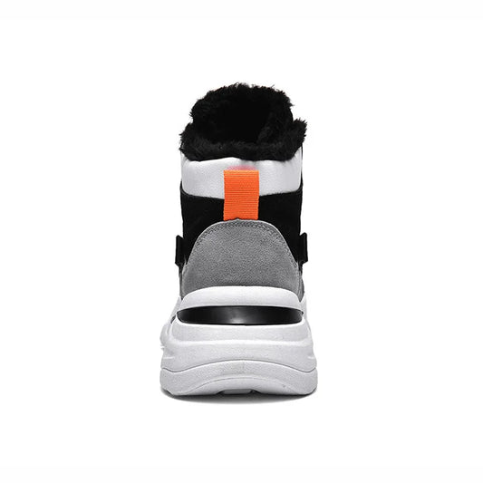 Harajuku Style Warm Men's Winter Boots - High Top Casual Sneakers