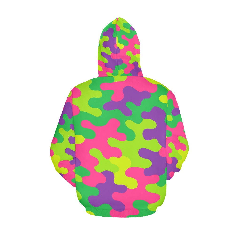 Harajuku Rainbow Camo Women's Hoodie
