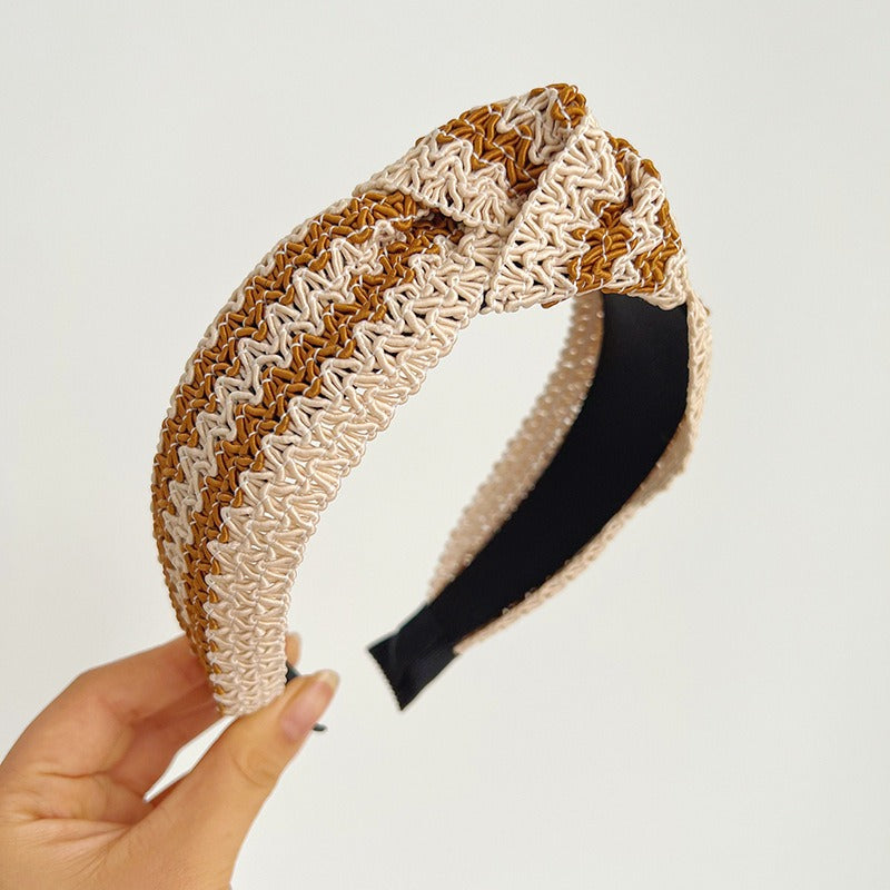 French Retro Ethnic Webbing Hair Bands