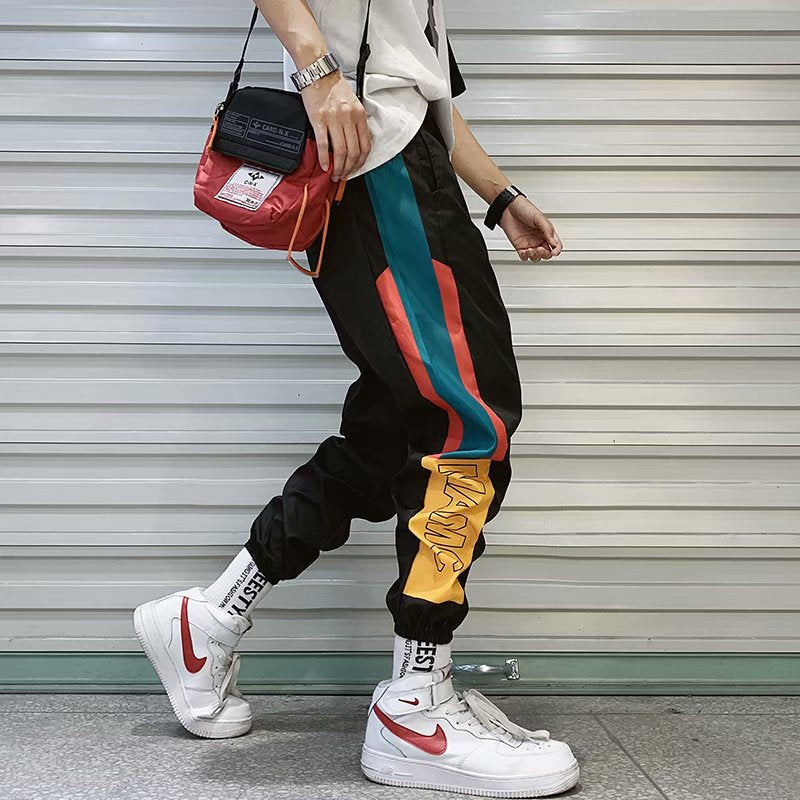 Harajuku Style Streetwear Joggers - Casual Cargo Pants for Men