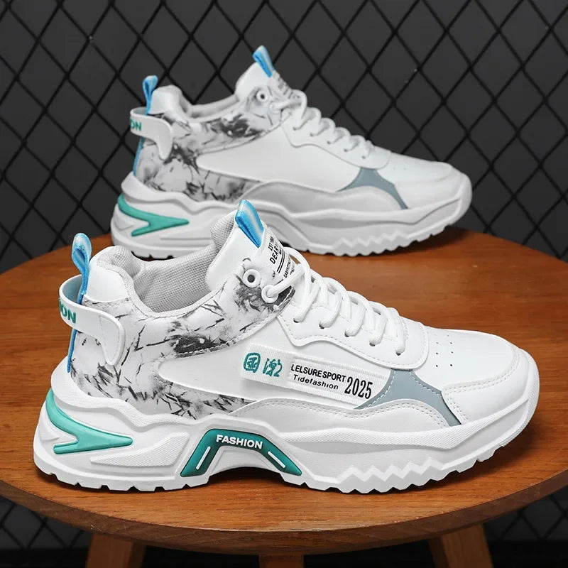 Height Increasing High Top Sports Shoes for Men