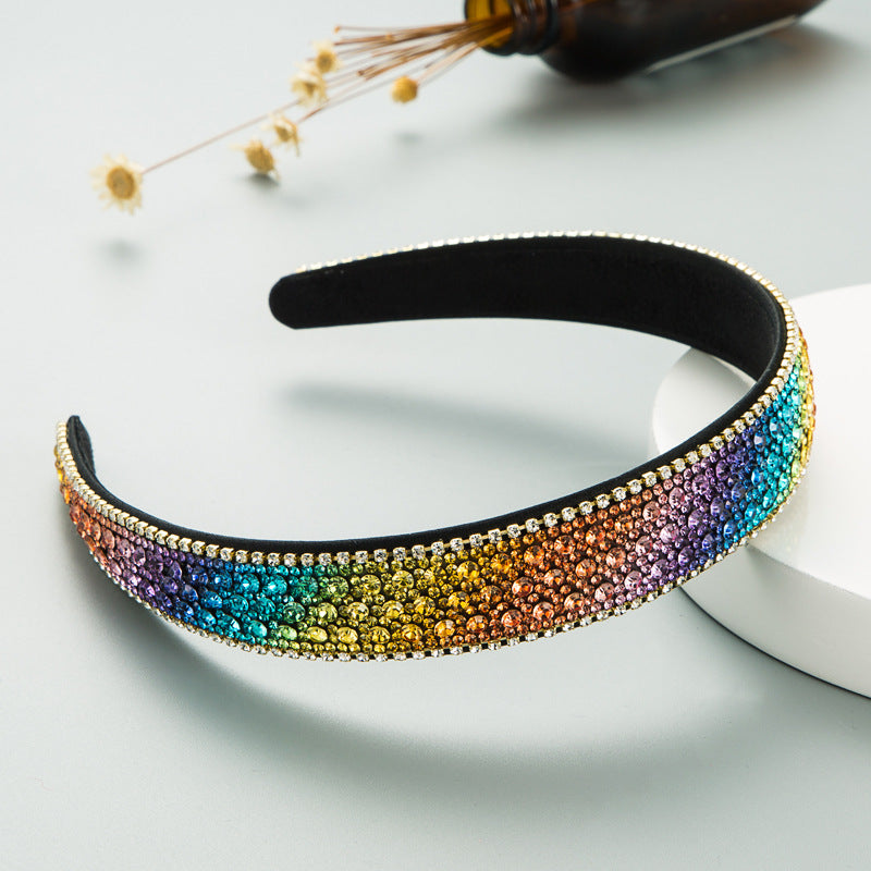 Vibrato Rhinestone Non-Slip Headband