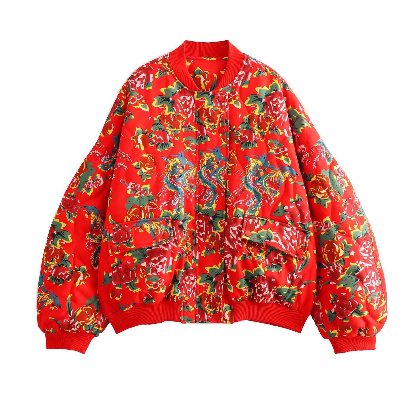 Chic Harajuku Style Padded Jacket for Women