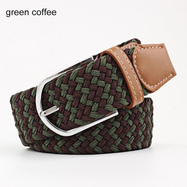 Harajuku Style Women’s Striped Elastic Belt
