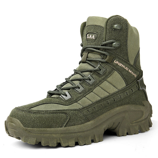 Military Boots - Russian Tactical Combat Boots, Wear-Resistant Training Footwear for Outdoor Hiking and Mountaineering