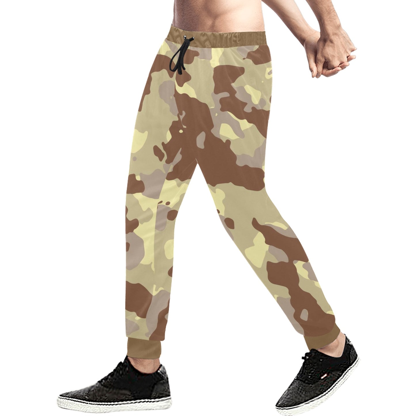 Tan Camo Casual Baggy Slacks Joggers