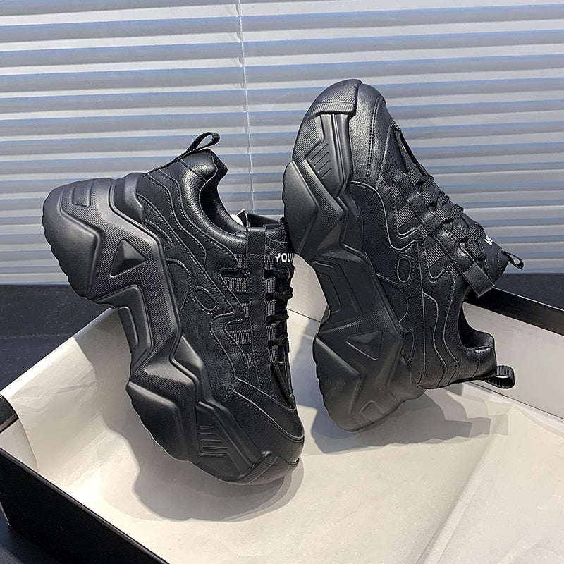 Harajuku Style Thick-Soled Heightened Sports Shoes