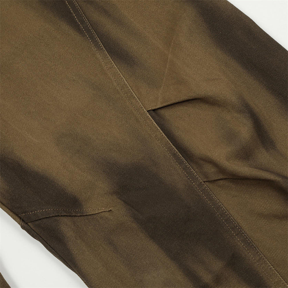 Post-Apocalyptic Tie-Dye Distressed Denim Trousers