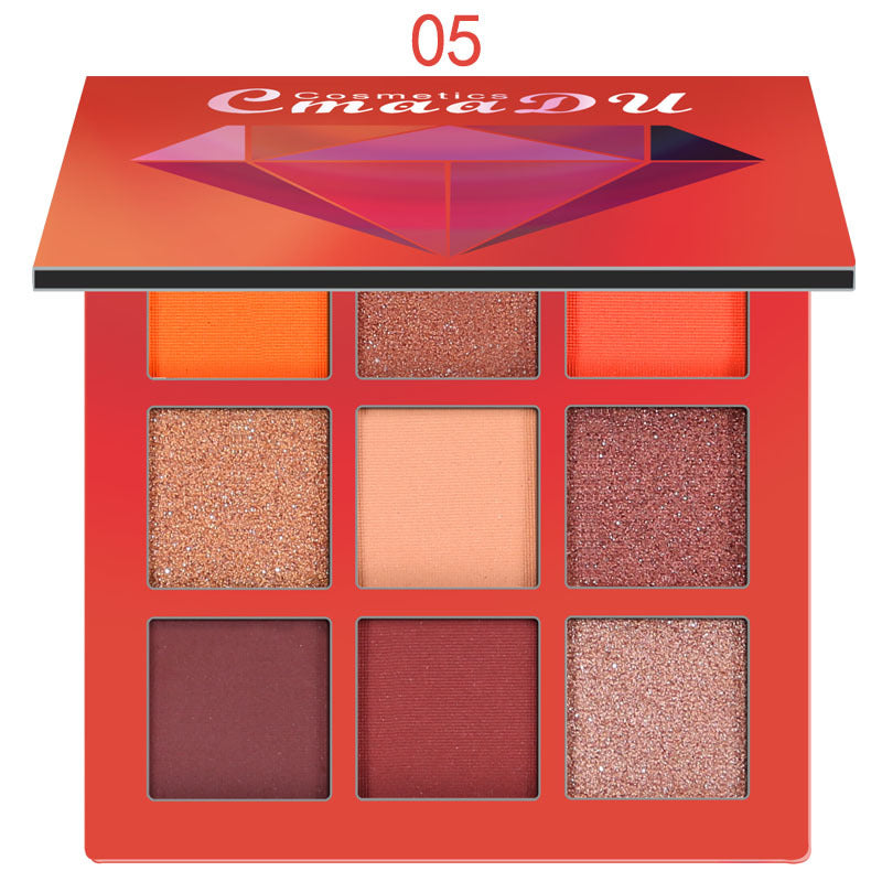Diamond Shine Eyeshadow Palette - 9 Harajuku Colors