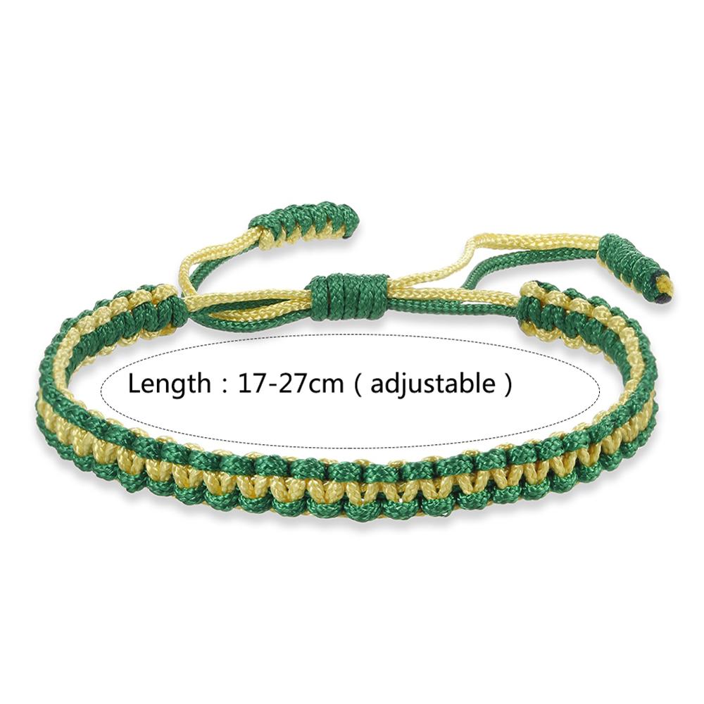 Ethnic Tibetan Buddha Amulet Bracelets - Handmade Multicolor