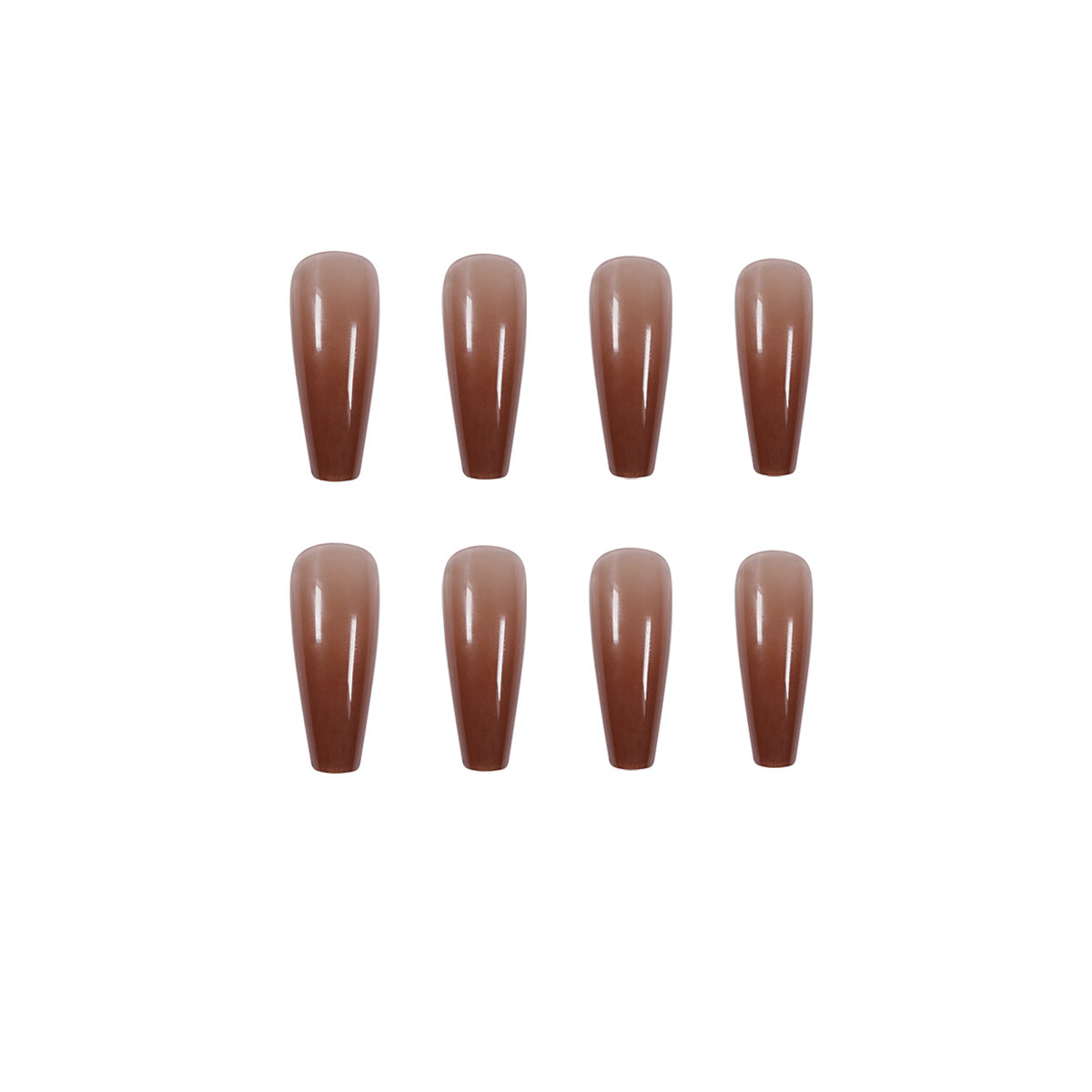 Ice Transparent Color Long Ballet Wear Nail Patch