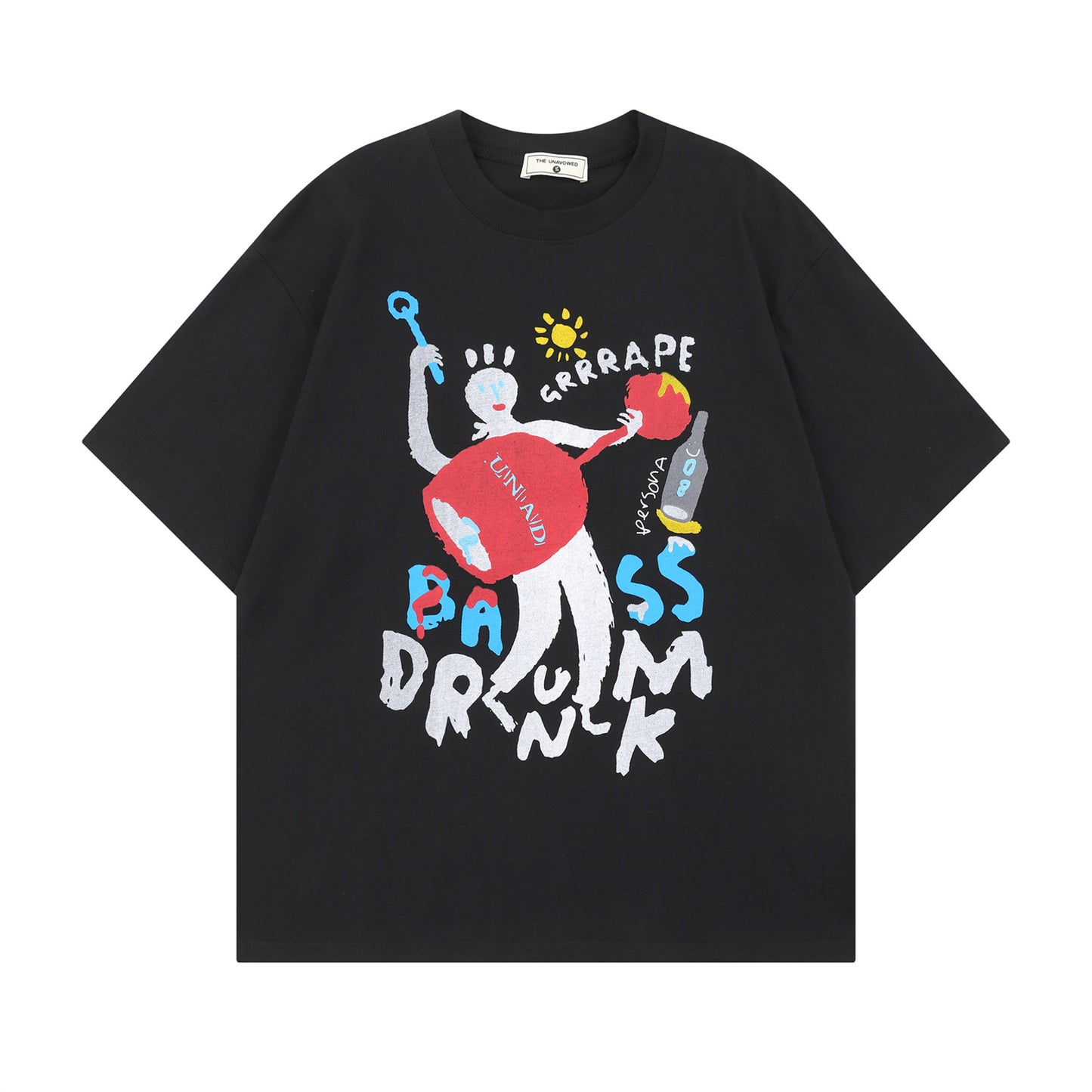 Harajuku Cartoon Print Short Sleeve T-Shirt