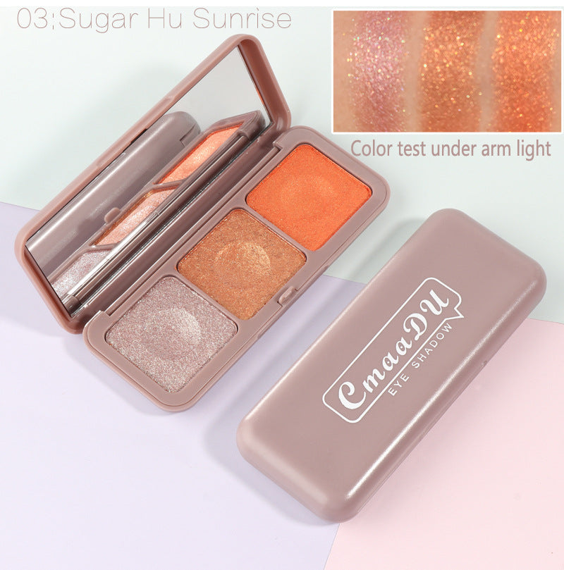 Three Color Mashed Potato Eye Shadow - Earthy Moonlight Palette