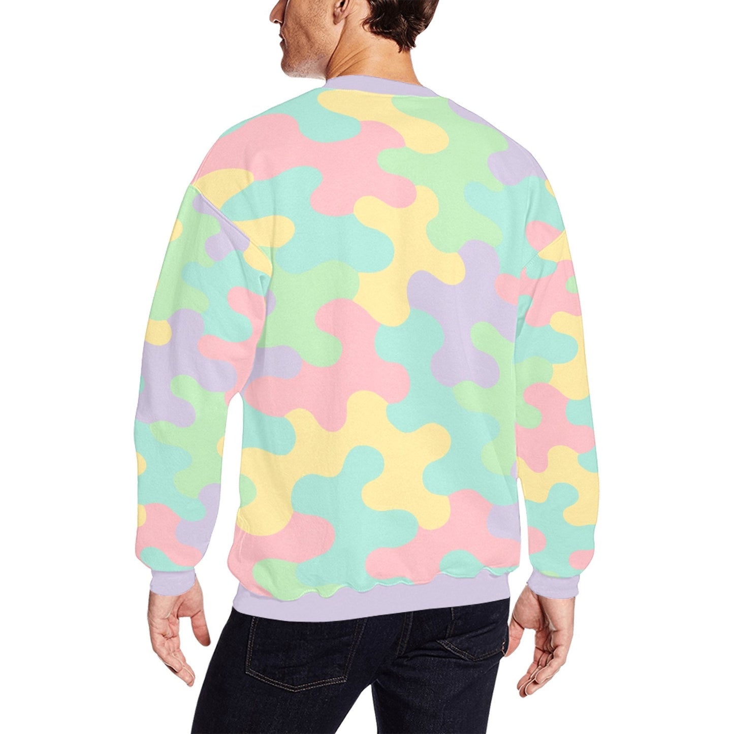 Harajuku Pastel Rainbow Camo Sweatshirt