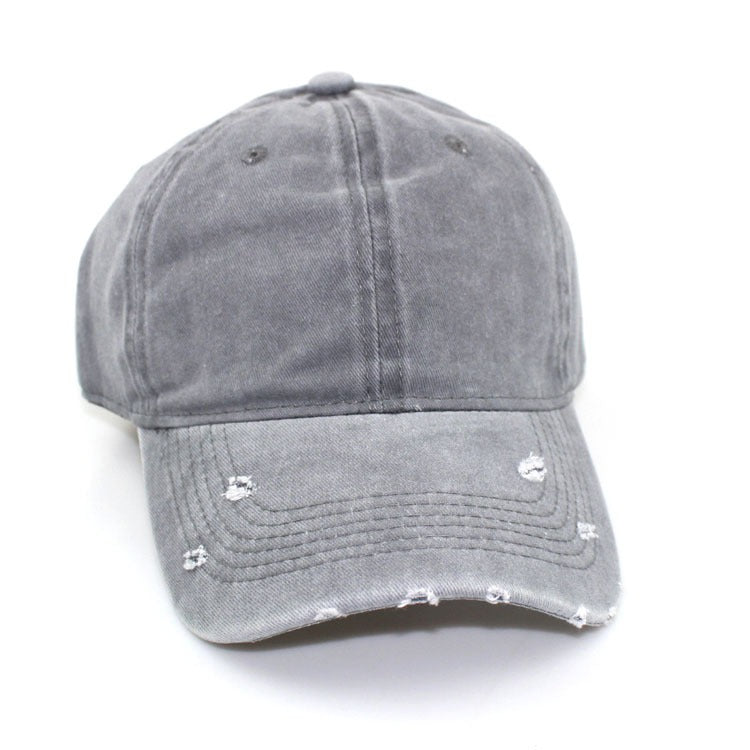 Harajuku Retro Distressed Soft-Top Cap