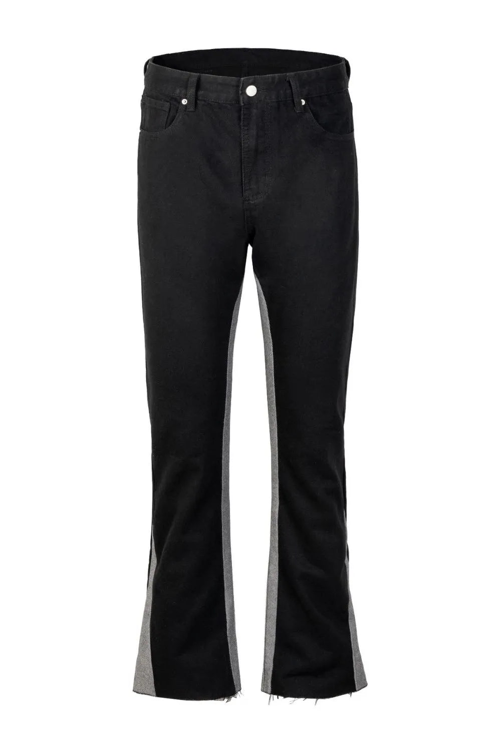 Men's Flared Contrast Bootcut Jeans