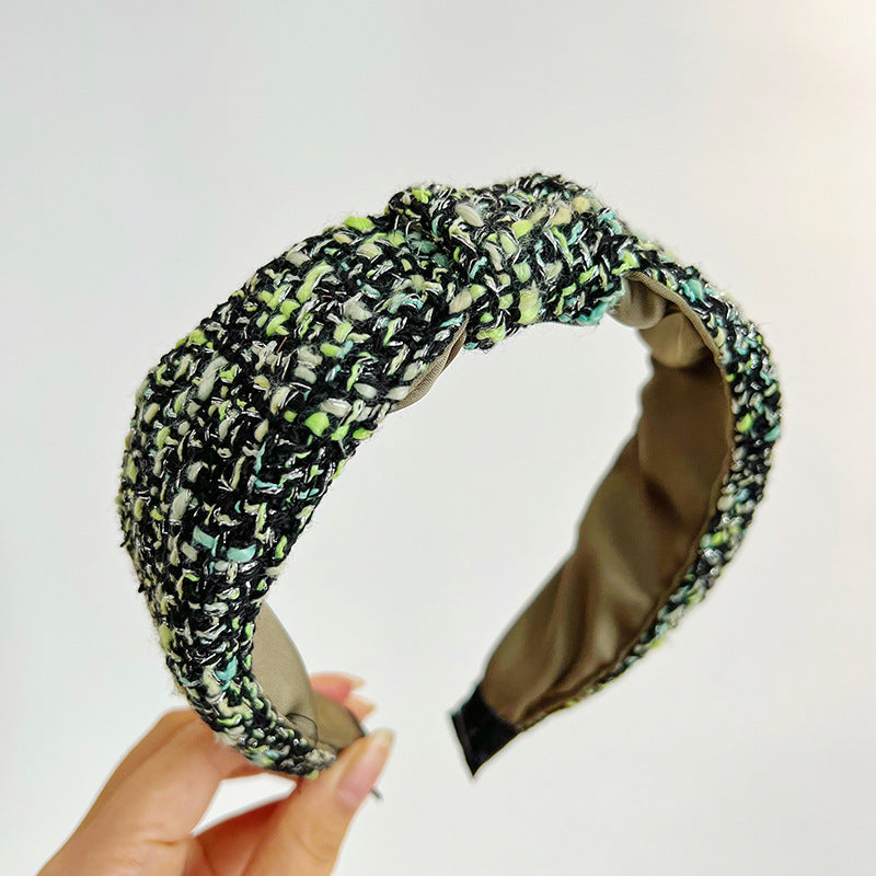 Red Broken Hair Knot Headband