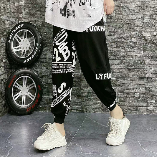 Playful Casual Plus Size Harajuku Pants