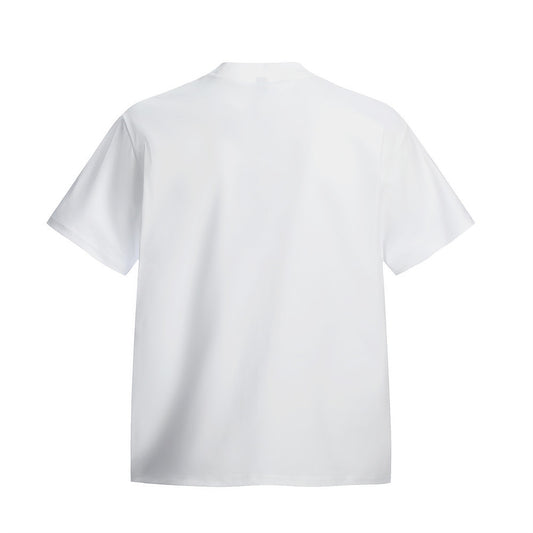 Harajuku Style Men's Casual Portrait Print T-Shirt