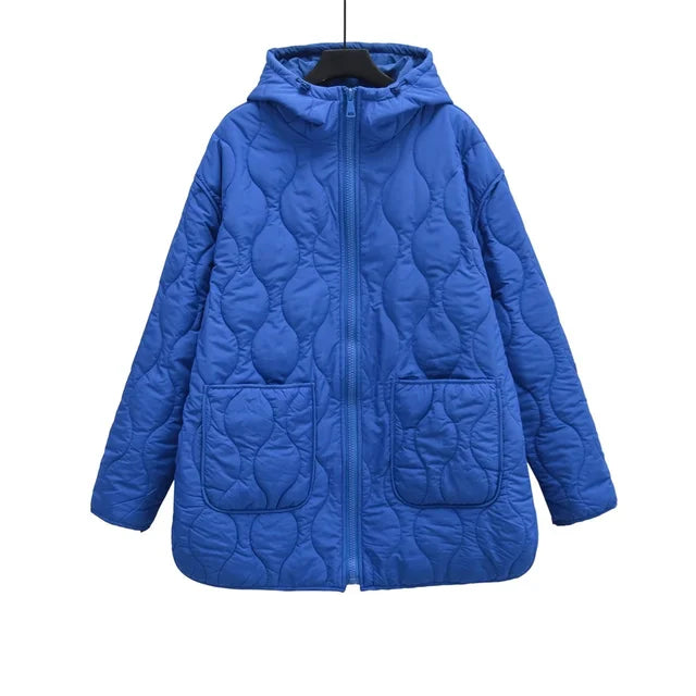 Harajuku Style Women's Hooded Jacket - Casual & Chic
