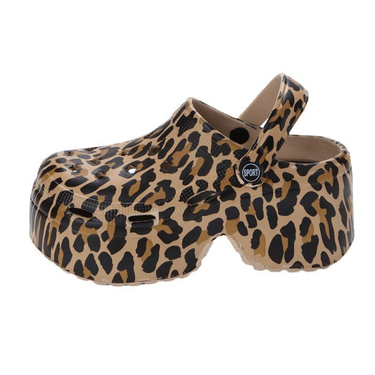 Leopard Print Cave Shoes for Women