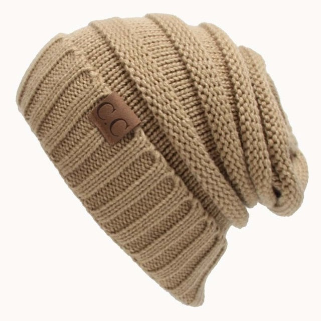 Harajuku Style Knitted Beanie - Unisex Warm Cap