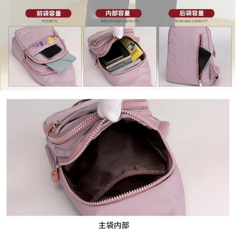 Trendy Multi-Layer Chest Bag for Women