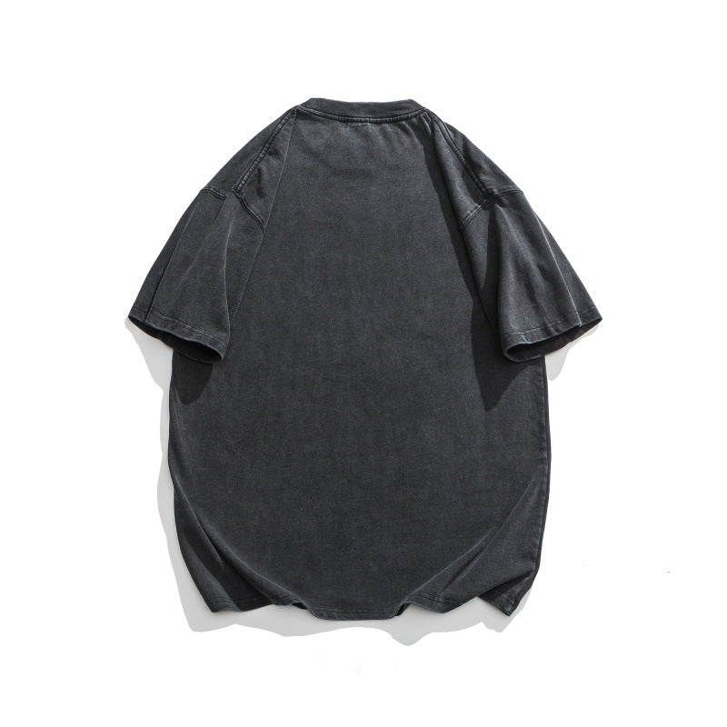 Harajuku Style Vintage Letter Print Loose Tee