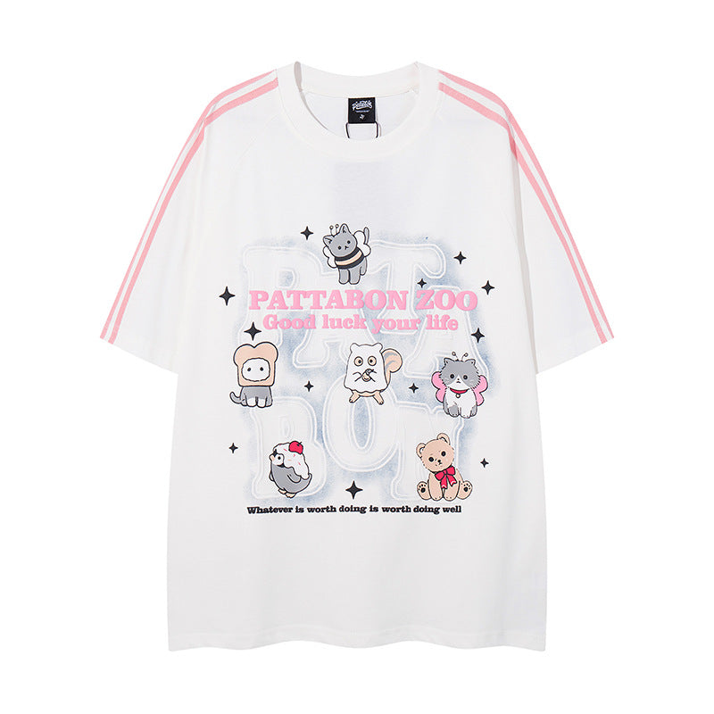 Unisex Harajuku Style Loose Fit T-Shirt