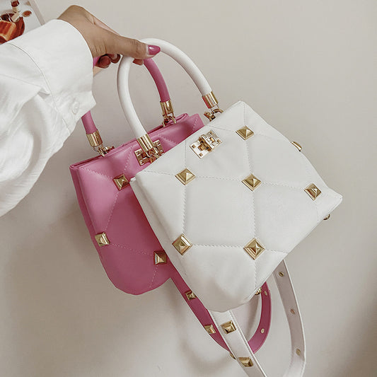 Rivet Bucket Bag - Stylish Women's Summer Handbag