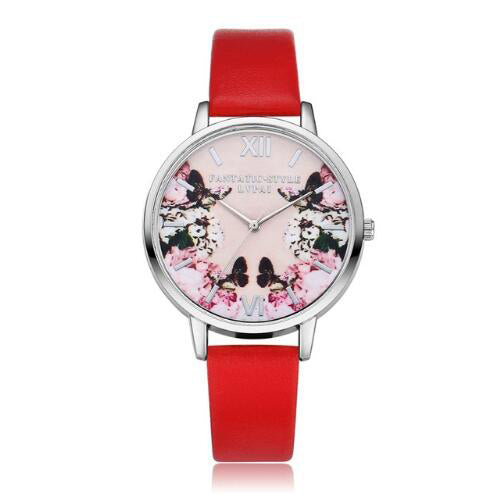 Flower Butterfly Ladies Bracelet Watch - Harajuku Style