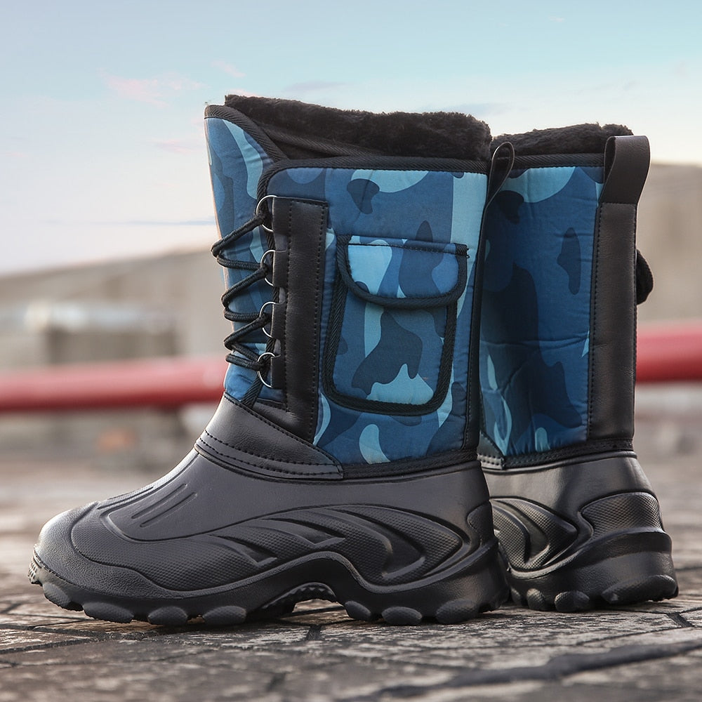 Men's Winter Waterproof Fishing Boots – Outdoor Sneakers