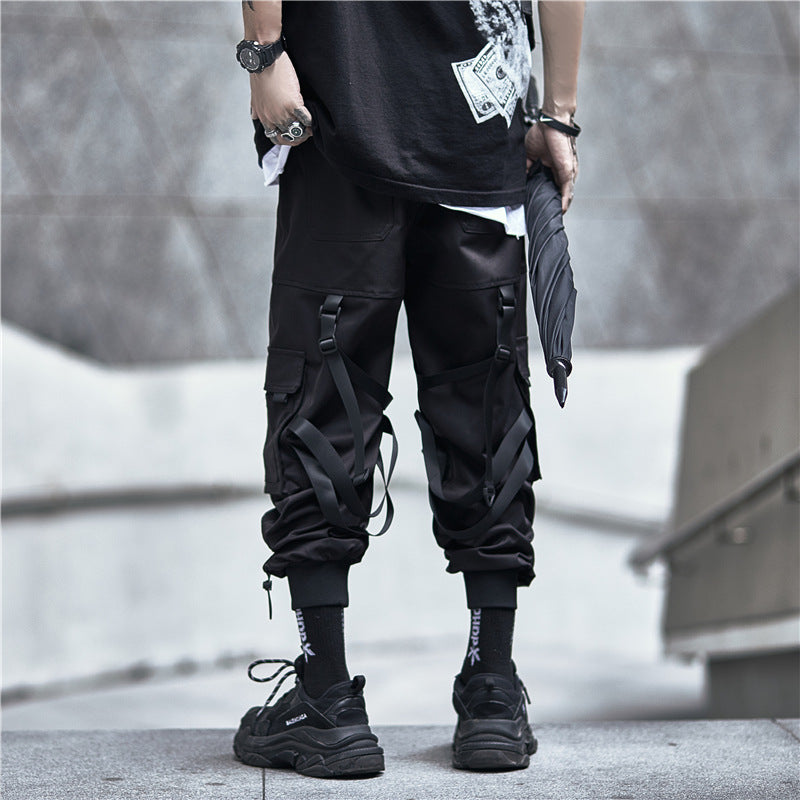 China Chic Diablo Functional Windwork Pants - Harajuku Style