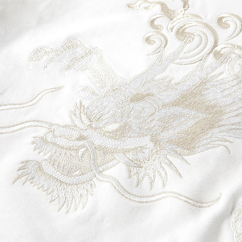 Harajuku Style Embroidered Hoodie for Trendy Couples