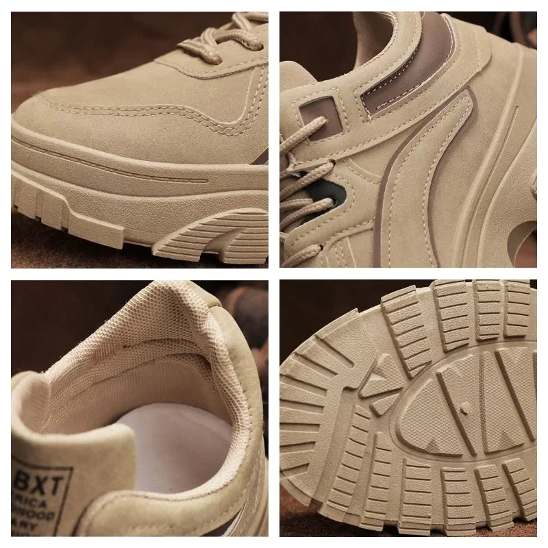 Trendy Lightweight Anti-Slip Work Shoes for Men
