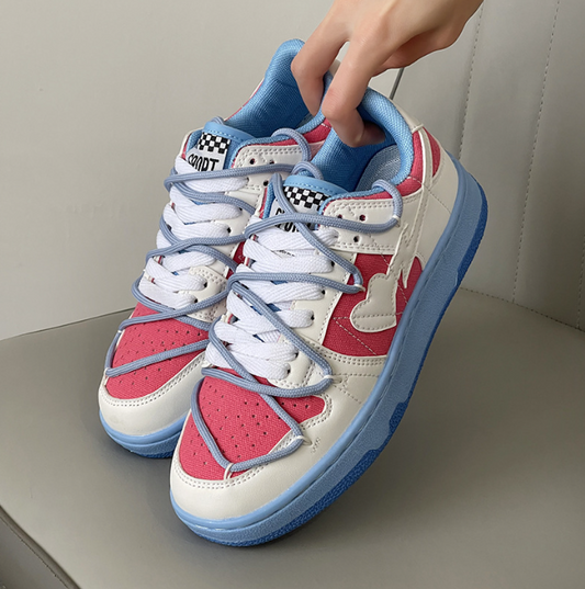 Harajuku Style Color Matching Casual Sports Shoes